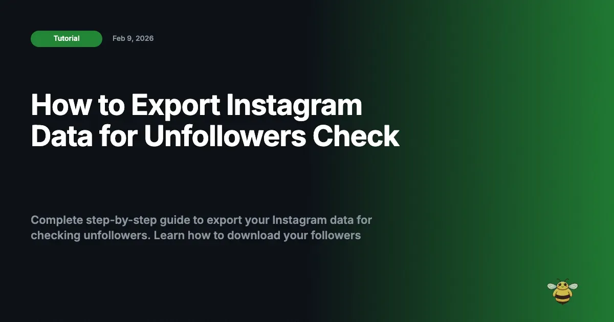 Como Exportar Dados do Instagram para Verificar Unfollowers - Guia Passo a Passo